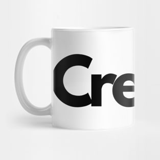 Create single word minimalist T-Shirt Mug